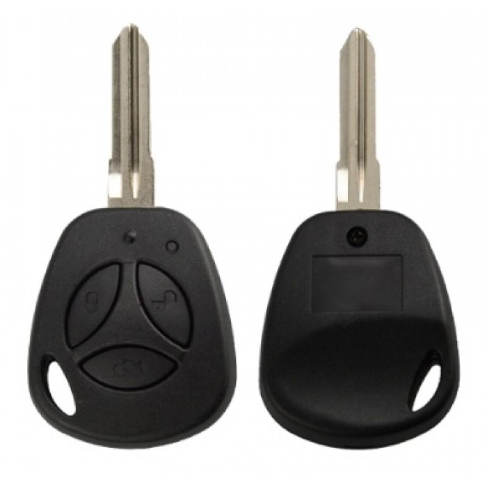 Корпус ключа зажигания для автомобиля LADA, 3 кнопки (Ключи Lada) (код 1412)