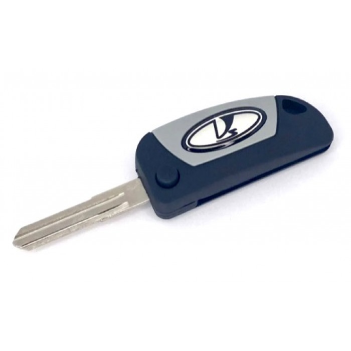 Ключ замка зажигания выкидной без чипа Лада - LADA (Ключи Lada) (код 4003)