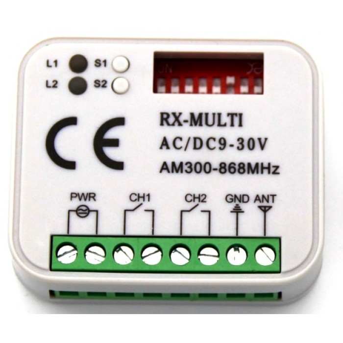 Универсальный приемник для ворот и шлагбаумов работающий на частоте 330-868 мгц (GSM контроллеры) (код 3049)