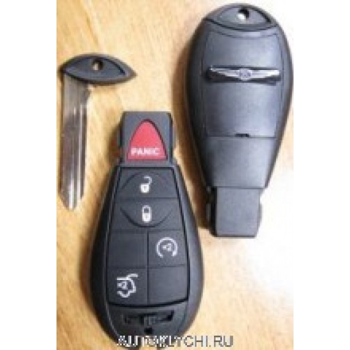Корпус: SmartKey CHRYSLER, 4 кнопки + 1 кнопка "паника" и JEEP (Ключи Chrysler) (код 1865)