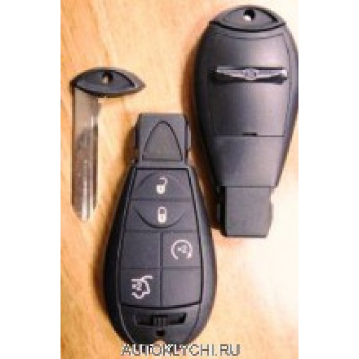 Корпус 4 кнопки SmartKey CHRYSLER и JEEP (Ключи Chrysler) (код 1853)