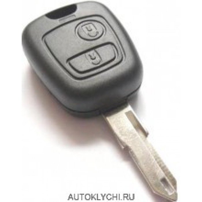 Корпус ключа PEUGEOT, 2 кнопки (NE73) (Ключи Peugeot) (код 414)