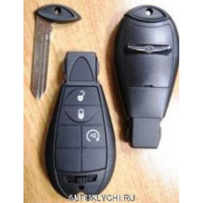 Корпус для SmartKey CHRYSLER и JEEP, 3 кнопки (Ключи Chrysler) (код 1855)