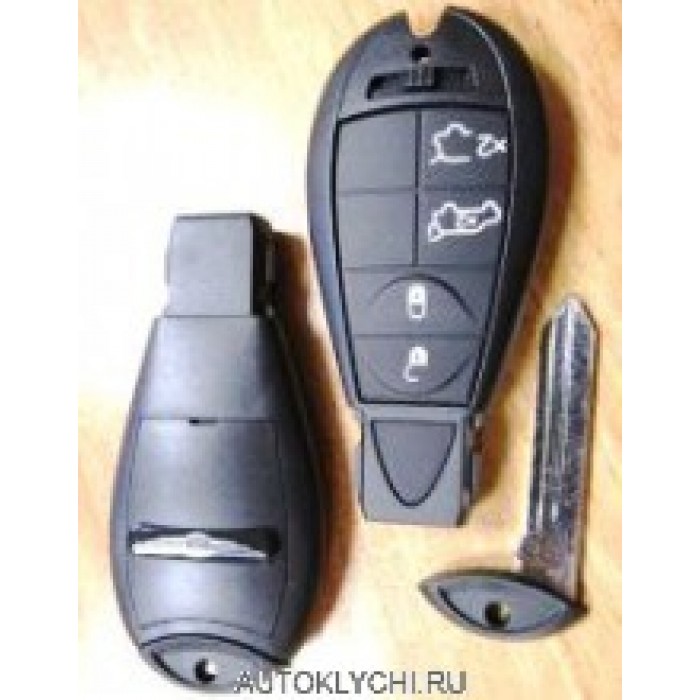 Корпус: SmartKey CHRYSLER и JEEP, 4 кнопки (Ключи Chrysler) (код 1858)