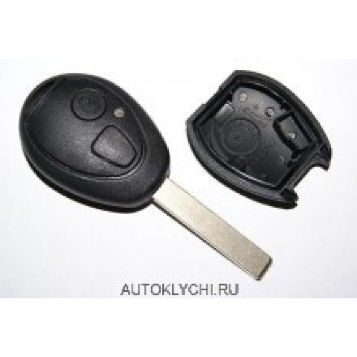 Корпус ключа Land Rover две кнопки, лезвие HU92 (Ключи Land Rover) (код 2041)