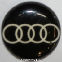 Логотип Audi, наклейка на ключ зажигания