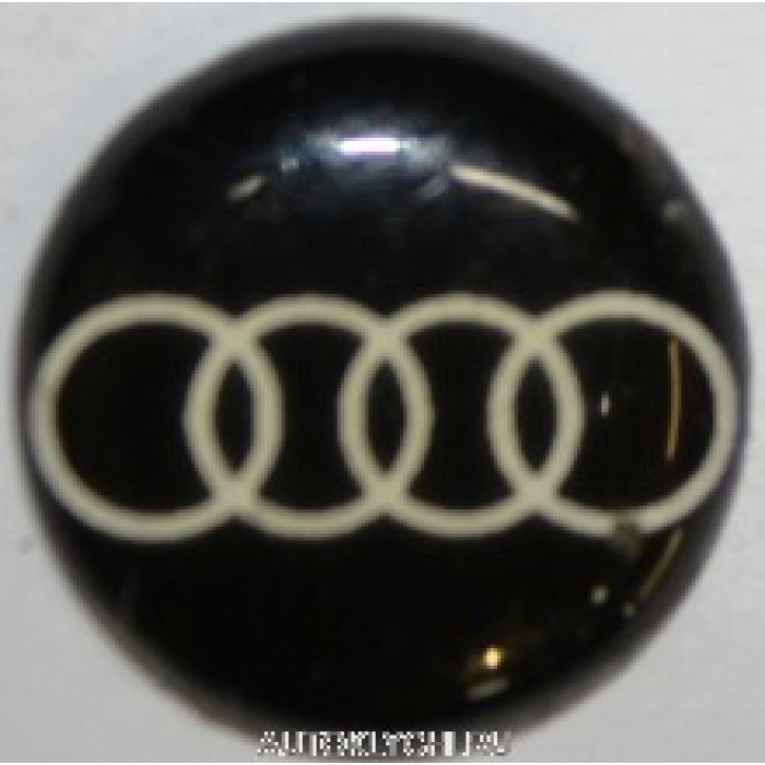 Логотип Audi, наклейка на ключ зажигания (Ключи Audi) (код 2213)