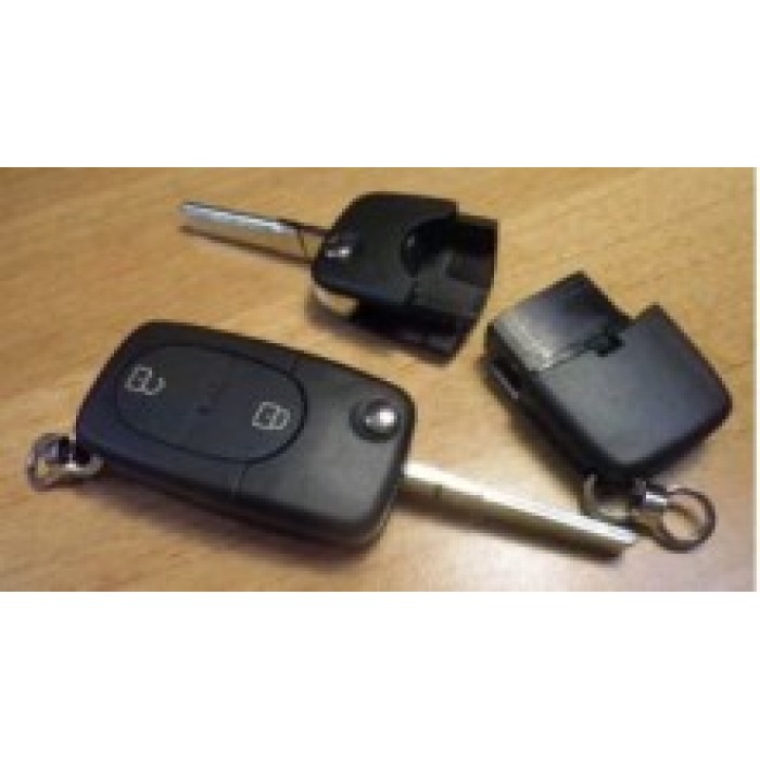 Корпус выкидного ключа для AUDI, 2 кнопки (Ключи Audi) (код 659)