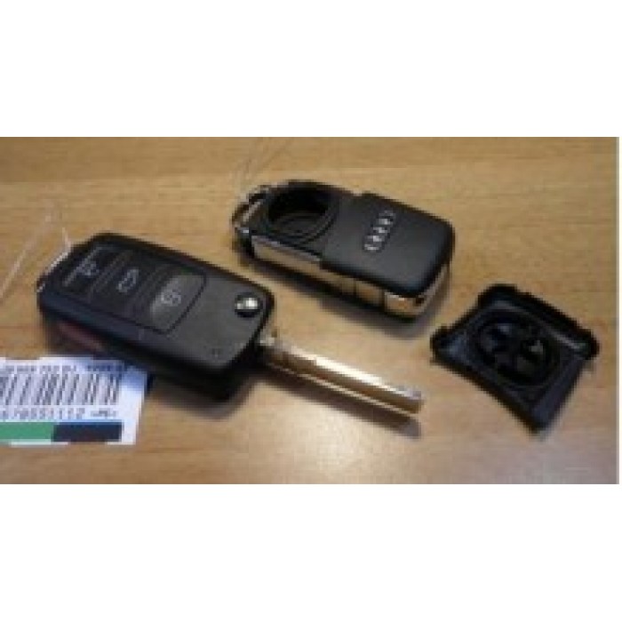 Корпус выкидного ключа для AUDI, 3+1 кнопки (ТИП2) (Ключи Audi) (код 678)