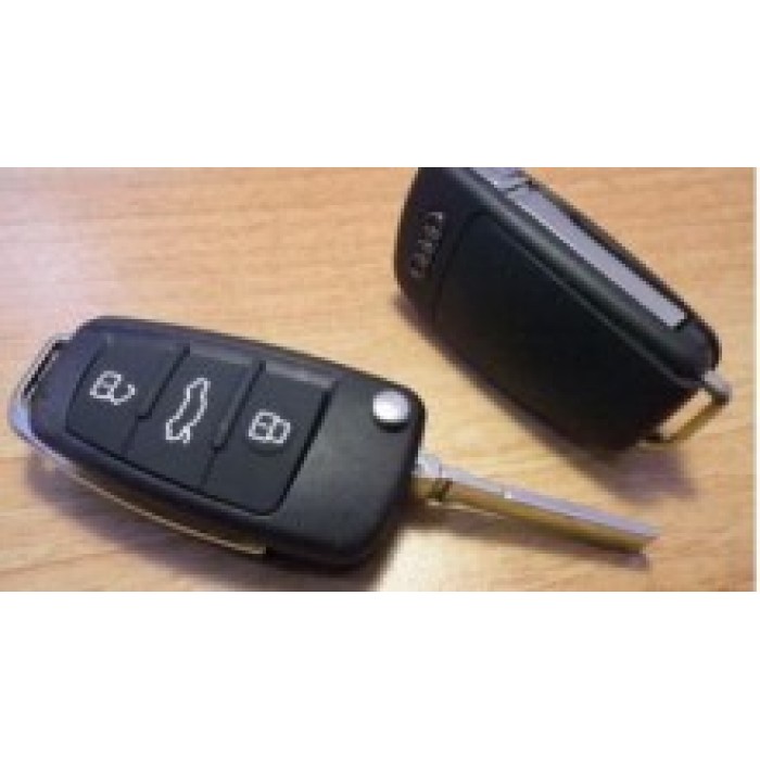 Корпус выкидного ключа для AUDI A6L, 3 кнопки (Ключи Audi) (код 616)
