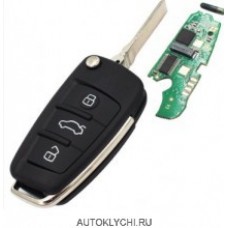 Дистанционный ключ Audi три кнопки 8E0 837 220Q 433Mhz для европейских моделей