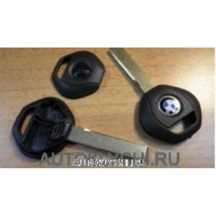 Заготовка ключа зажигания для BMW, c местом для чипа (HU92) (Ключи BMW) (код 33)