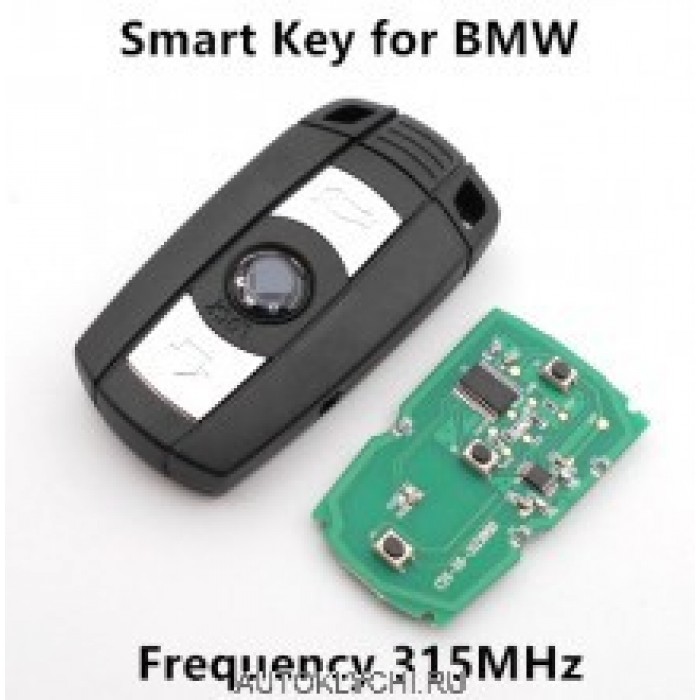 Смарт ключ для BMW 1 3 5 6 серии X1 X5 X6 Z4 315 МГц CAS3 (Ключи BMW) (код 2669)