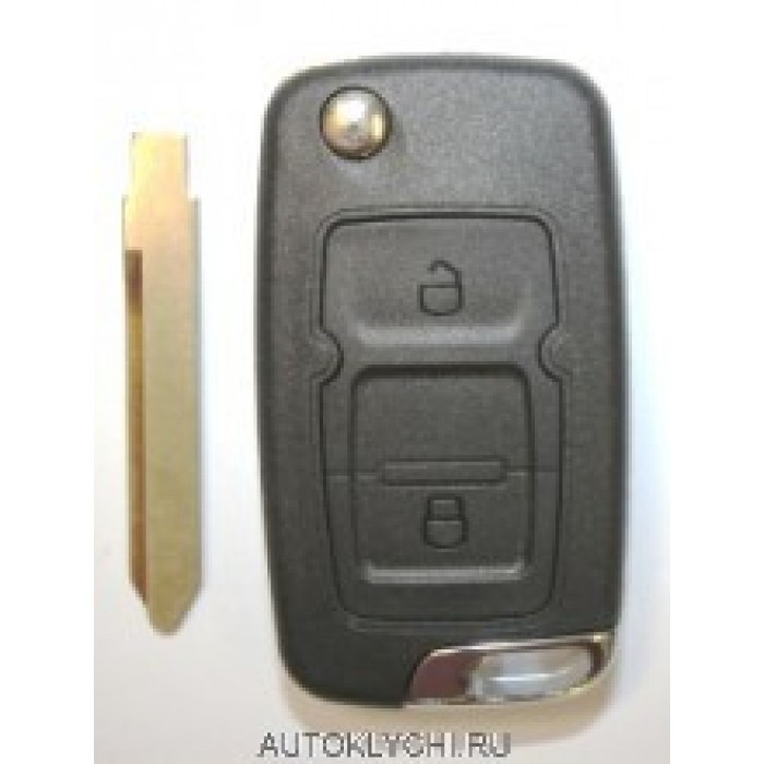 Ключ Chery выкидной с двумя кнопками (Ключи Chery) (код 2198)