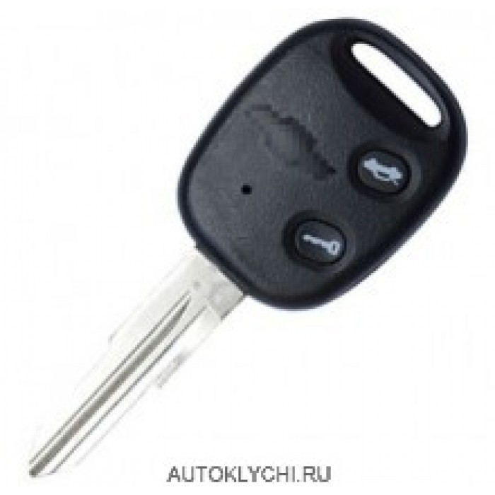 Заготовка ключа зажигания для CHEVROLET, 2 кнопки (Ключи Chevrolet) (код 112)