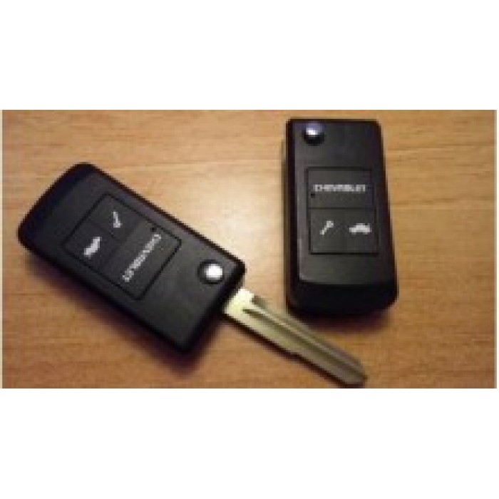 Корпус выкидного ключа для CHEVROLET, 2 кнопки (Ключи Chevrolet) (код 591)