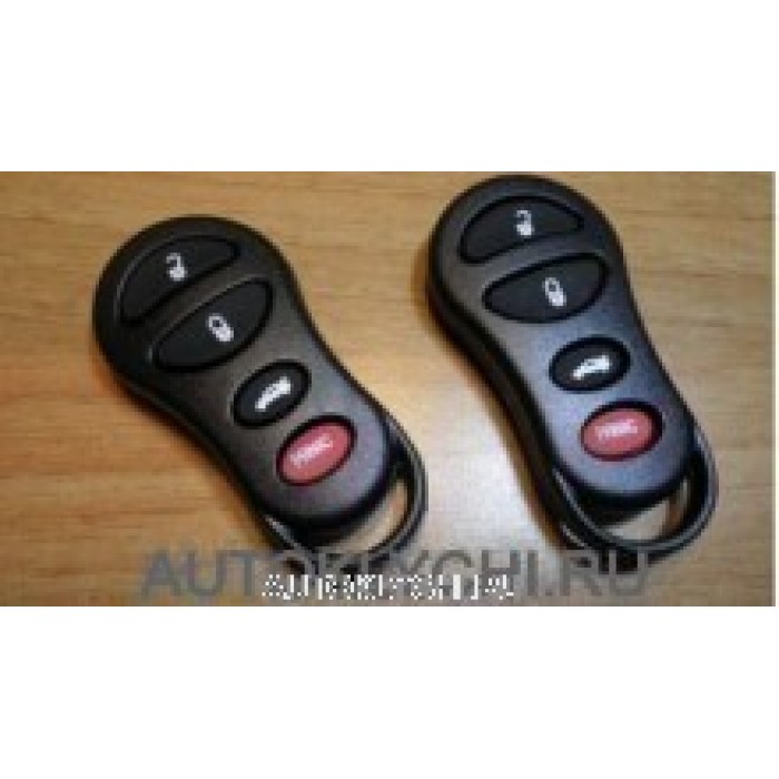 Корпус ремоута для CHRYSLER, 4 кнопки (Ключи Chrysler) (код 124)