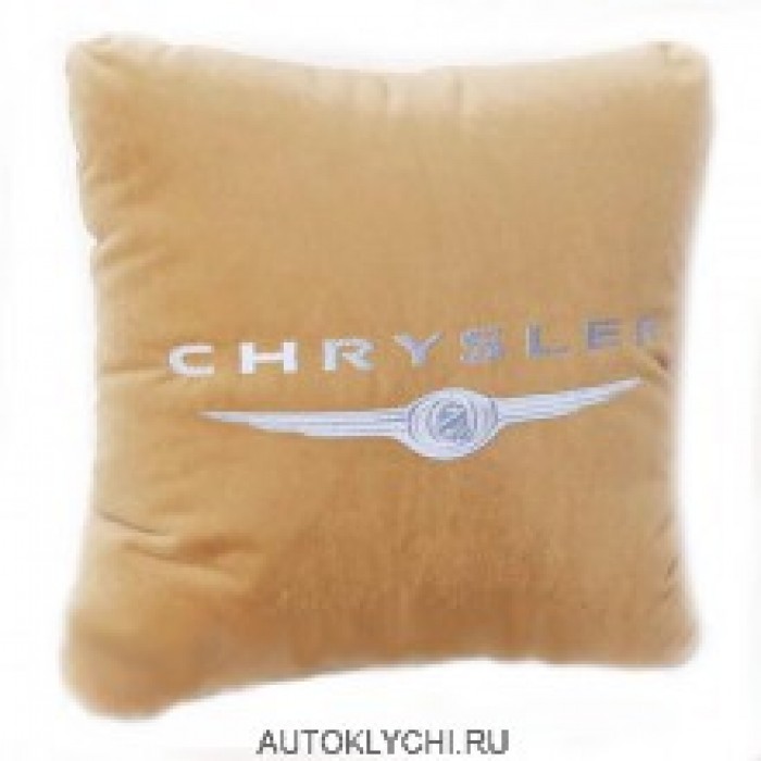 Подушки с логотипом марки автомобиля CHRYSLER (Ключи Chrysler) (код 1744)
