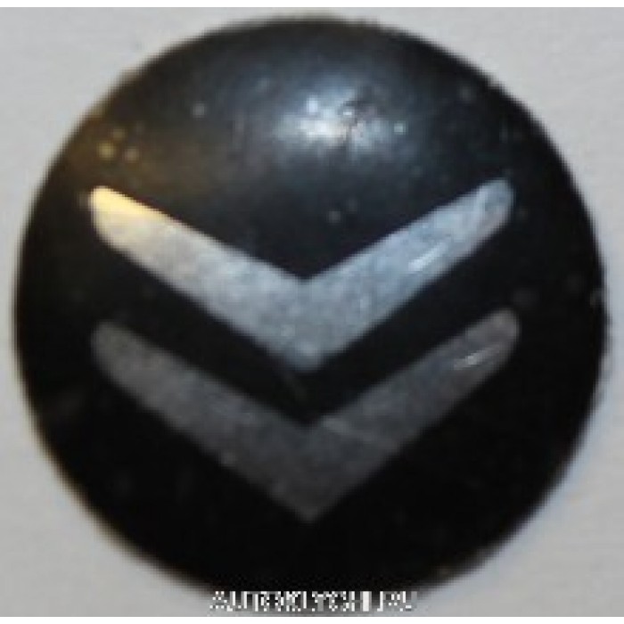 Логотип Citroen, наклейка на ключ зажигания (Ключи Citroen) (код 2217)