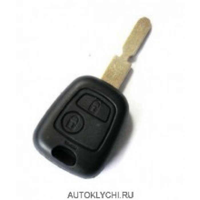 Корпус ключа Ситроен 2 кнопки (Ключи Citroen) (код 2486)