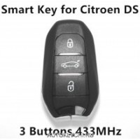 Смарт ключ дистанционный для Citroen DS 4 5 DS4 DS5 3 Кнопки 433 МГц VA2 Лезвие