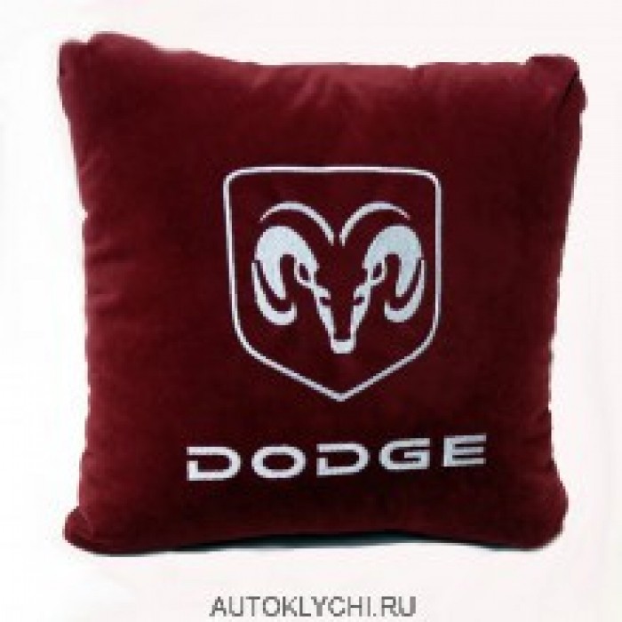 Подушки с логотипом марки автомобиля DODGE (Ключи Dodge) (код 1747)