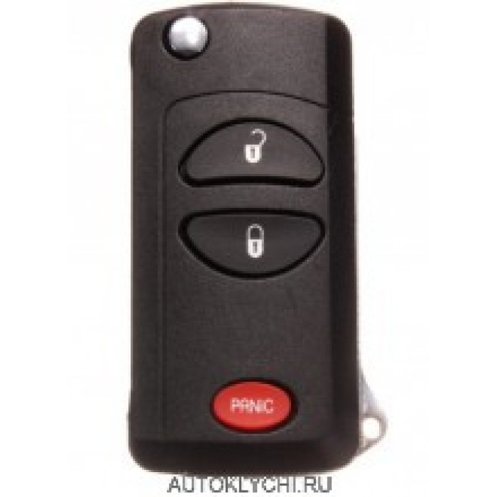 Выкидной ключ Chrysler / Dodge / Jeep 3 кнопки (Ключи Chrysler) (код 2479)