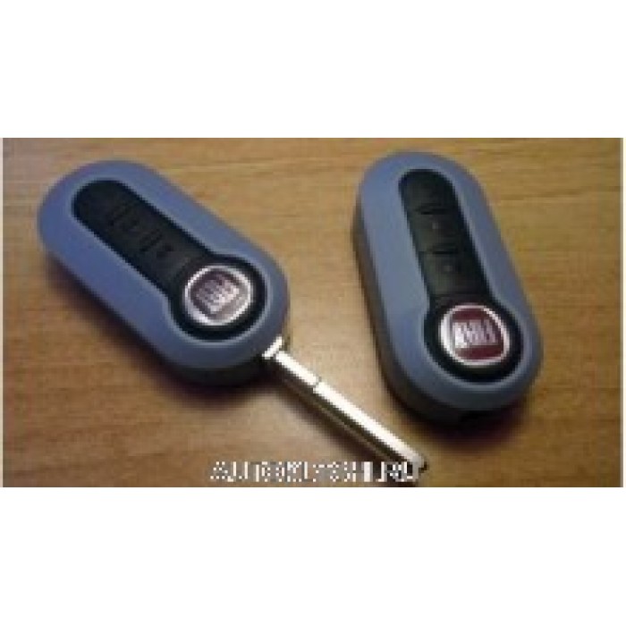 Корпус выкидного ключа для FIAT, 3 кнопки (Бирюзовый) (Ключи Fiat) (код 135)