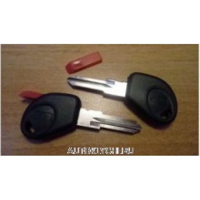 Заготовка ключа зажигания для Фиат, с местом для чипа (Тип2) (Ключи Fiat) (код 1445)