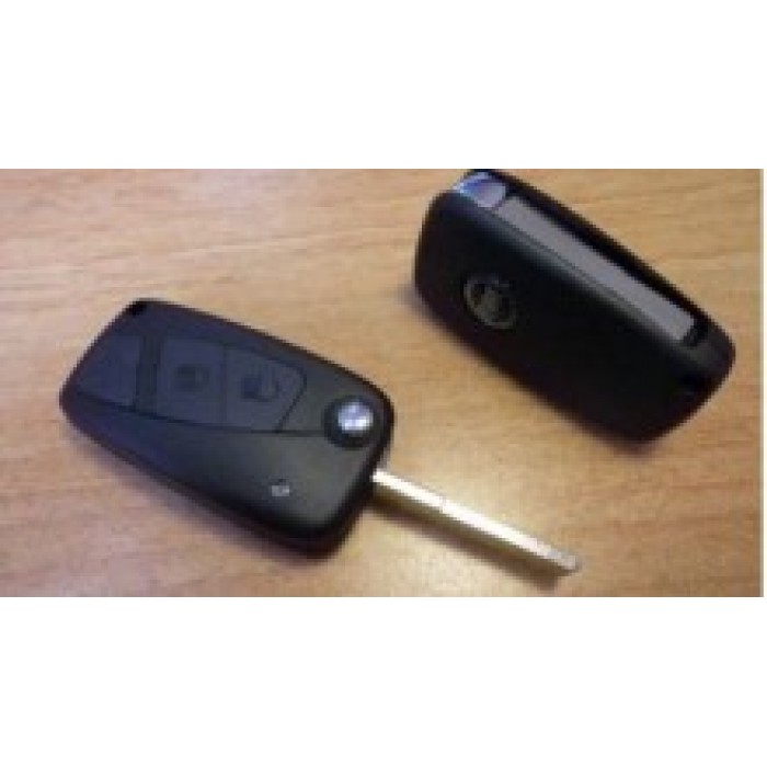 Корпус выкидного ключа для FIAT, 3 кнопки, Черный (SIP22) (Ключи Fiat) (код 624)