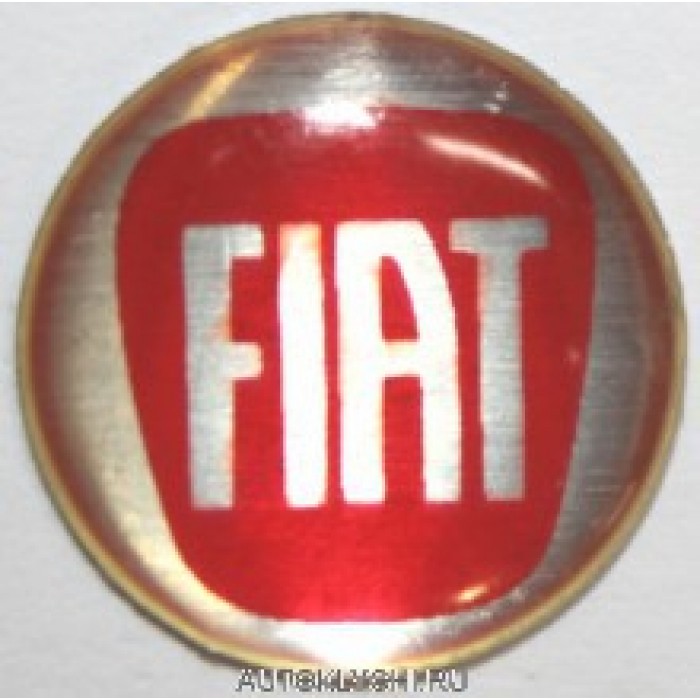 Логотип Fiat, наклейка на ключ зажигания (Ключи Fiat) (код 2218)