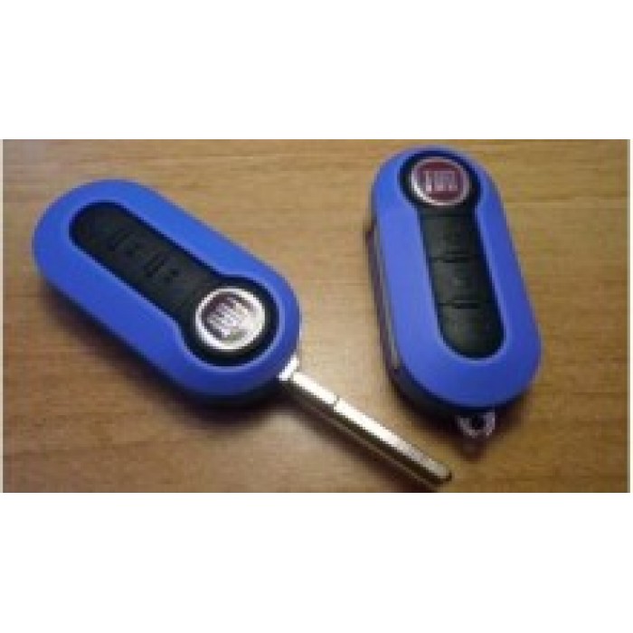 Корпус выкидного ключа для FIAT, 3 кнопки (Голубой) (Ключи Fiat) (код 608)
