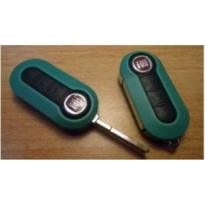 Корпус выкидного ключа для FIAT, 3 кнопки (Зеленый) (Ключи Fiat) (код 612)