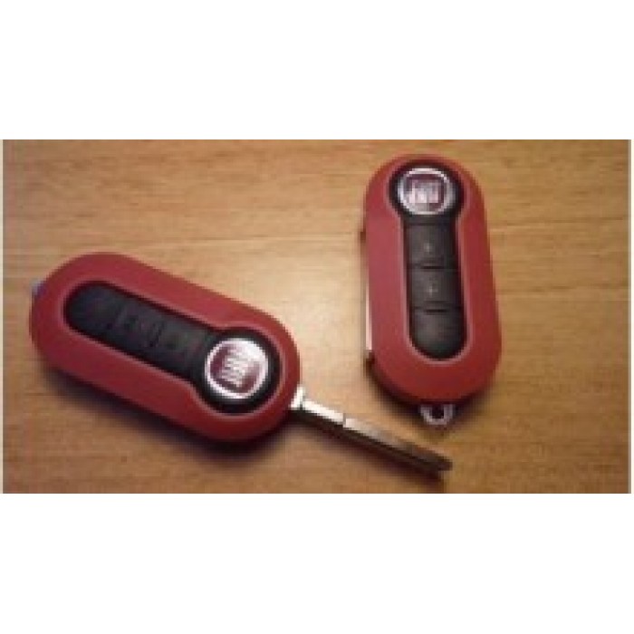 Корпус выкидного ключа для FIAT, 3 кнопки (Красный) (Ключи Fiat) (код 610)