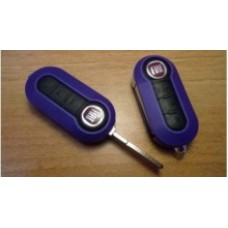Корпус выкидного ключа для FIAT, 3 кнопки (Фиолетовый)