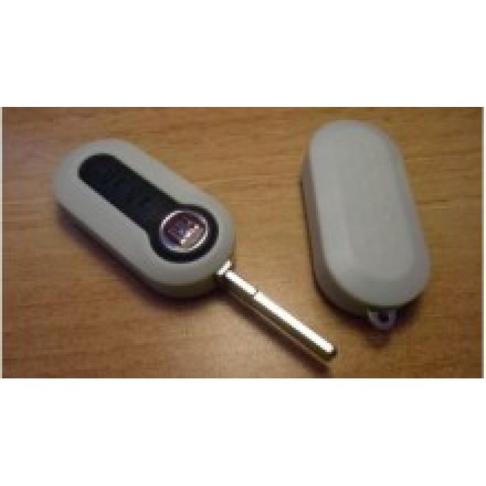 Корпус выкидного ключа для FIAT, 3 кнопки (Бежевый) (Ключи Fiat) (код 614)