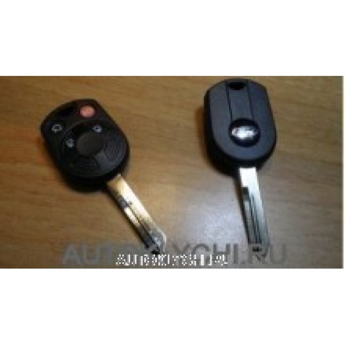 Заготовка ключа зажигания для FORD, 4 кнопки (Ключи Ford) (код 169)