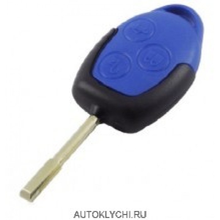 Ключ 3 кнопки 433 мГц для Ford Transit с чипом 4D63 (Ключи Ford) (код 3043)