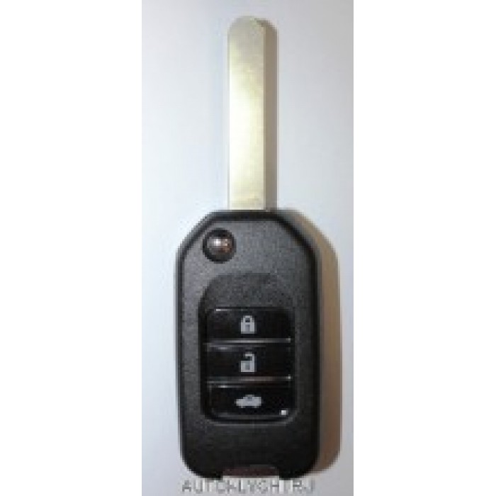Корпус выкидного ключа зажигания для HONDA, с местом для установки трансмиттера, 3 кнопки (Ключи Honda) (код 2187)