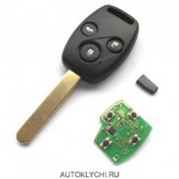 Ключ с чипом ID46 для Honda Accord FIT Civic Odyssey 2003-2007 433 МГц 3 кнопки
