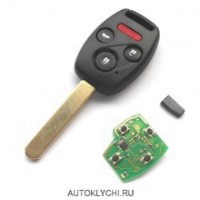 Ключ с чипом ID46 для Honda Accord FIT Civic Odyssey 2003-2007 433 МГц 3 кнопки + паника