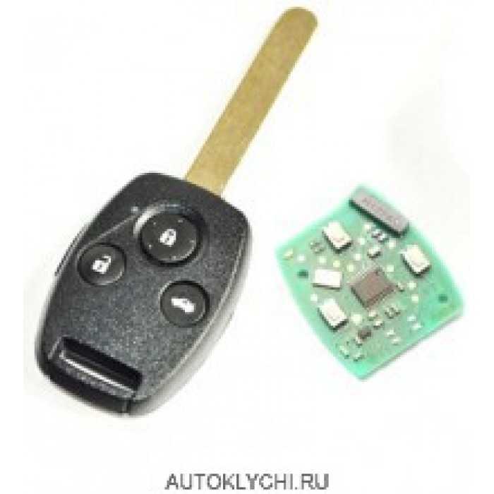 Ключ Honda Civic N5F-S0087-A N5F-S0084-A 434Mhz 3 кнопки 7961 id 46 чип c 2008 года (Ключи Honda) (код 2874)
