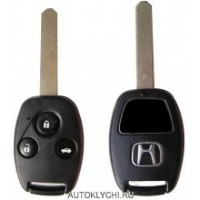 Ключ для Honda Pilot три кнопки. Европейский 433Mhz, ID46 тип транспондера (чип ключ honda pilot)