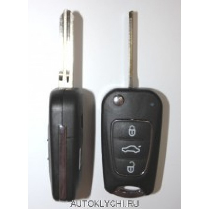 Корпус выкидного ключа для HYUNDAI, 3 кнопки (Ключи Hyundai) (код 2186)