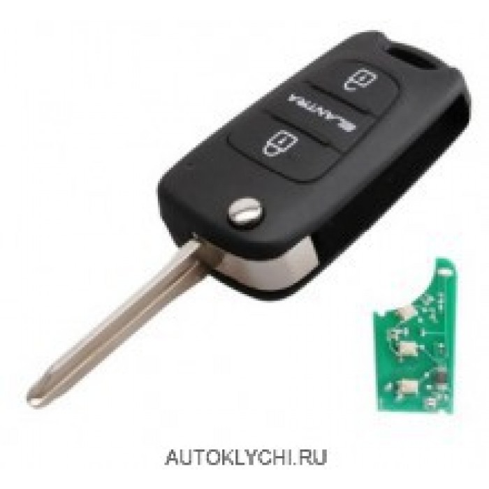 Ключ для Hyundai Elantra 433 МГц 2006-2010 (Ключи Hyundai) (код 2862)