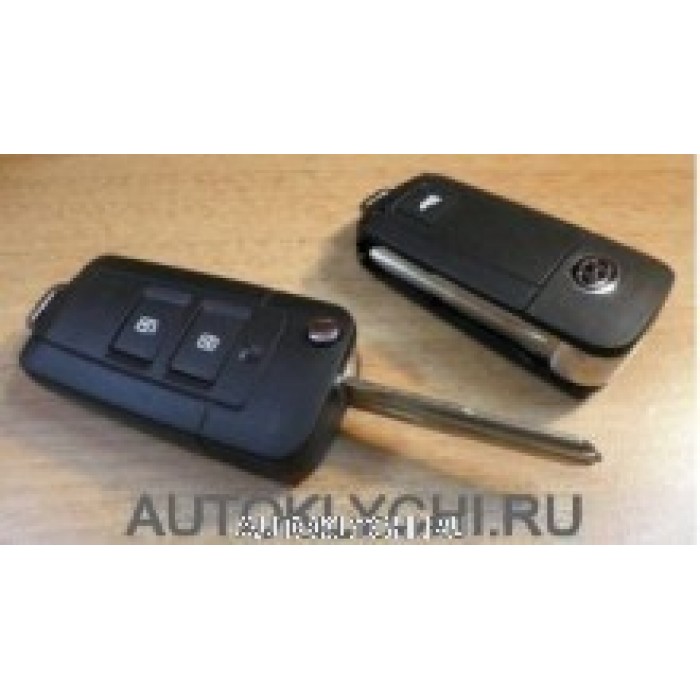 Корпус выкидного ключа для HYUNDAI, 2 кнопки + кнопка "паника" (hyn7) (Ключи Hyundai) (код 252)