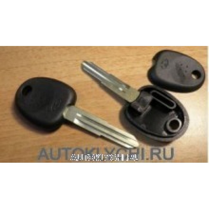 Заготовка ключа для Hyundai с местом для чипа (hyn11) (Ключи Hyundai) (код 258)