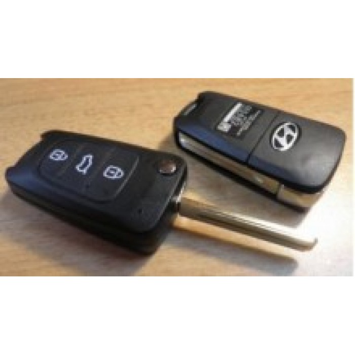 Корпус выкидного ключа для HYUNDAI, 3 кнопки (toy48) (Ключи Hyundai) (код 730)