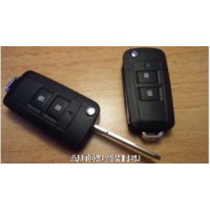 Корпус выкидного ключа для HYUNDAI / KIA, 2 кнопки (hyn14right) (Ключи Hyundai) (код 587)