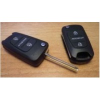 Корпус выкидного ключа для HYUNDAI ACCENT, 2 кнопки, hyn14Right (Тип4)